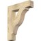 Ekena Millwork Funston Block Rough Sawn Bracket, Douglas Fir, 4"W x 20"D x 24"H BKT04X20X24FST05RDF - alternate 1